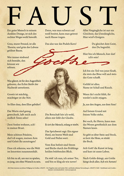 Zitate-Plakat
